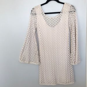 Cream Lacey Boho Dress✌🏼